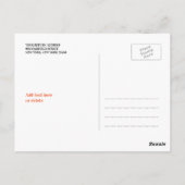 DJ Club Music Uplighting Briefkaart (Achterkant)