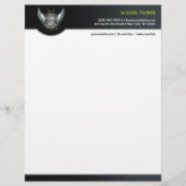 DJ Club Muziek Briefhoofd Template (Voorkant)
