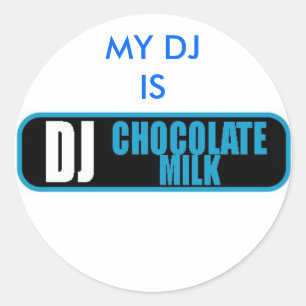 DJ CM, MIJN DJIS RONDE STICKER