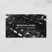 DJ Console Custom Professional Visitekaartje (Voorkant)