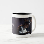 DJ Conureking Tweekleurige Koffiemok (Voorkant rechts)