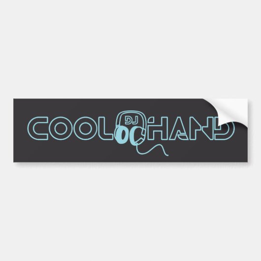 DJ Cool Hand Bumpersticker (Voorkant)