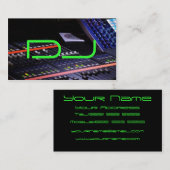 DJ cool Visitekaartje (Voorkant / Achterkant)