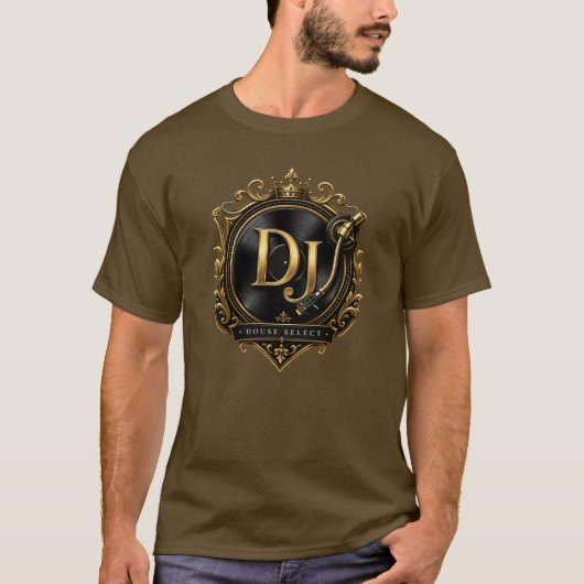 DJ Crest Grafische T-Shirt (Voorkant)