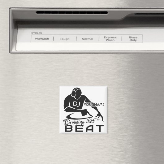 DJ custom magneet (Insitu (Vaatwasser))