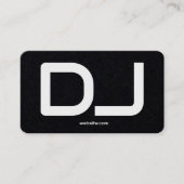 DJ Custom QR Code Premium Visitekaartje (Voorkant)