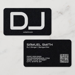 DJ Custom QR Code Premium Visitekaartje