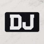 DJ Custom QR Code Visitekaartje (Voorkant)