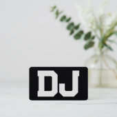DJ Custom QR Code Visitekaartje (Staand voorkant)