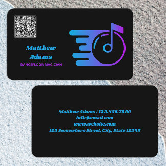 DJ Custom QR Code Visitekaartje