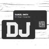 DJ Custom QR Code Visitekaartje