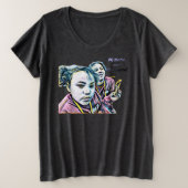 DJ Dalin + De Jakhals Grote Maat T-shirt (Design voorkant)