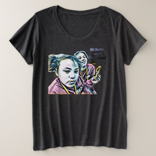 DJ Dalin + De Jakhals Grote Maat T-shirt (Design voorkant)