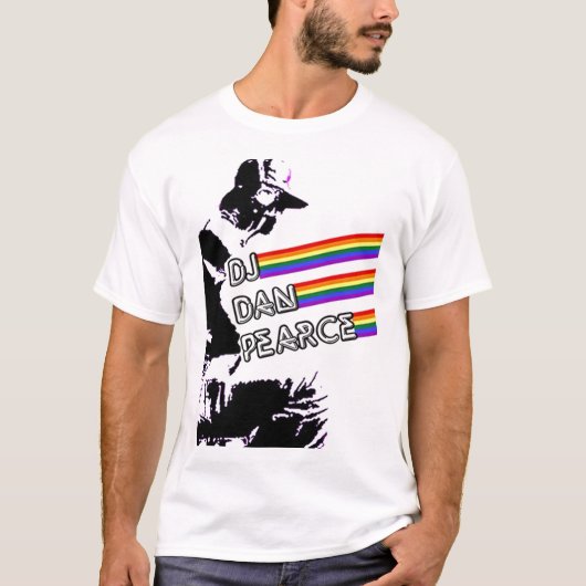 Dj Dan Pearce (Mannen) T-shirt (Voorkant)