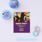 DJ Dance Party Nightclub disco Flyer (Enkel)