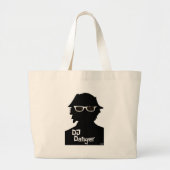 DJ Danger Bag Grote Tote Bag (Voorkant)