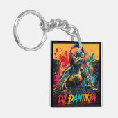 DJ DANINJA DUBBELEZIJDIG SLEUTELHANGER (Voorkant Links)