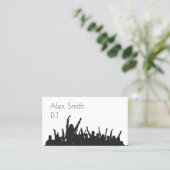 dj dans visitekaartje (Staand voorkant)