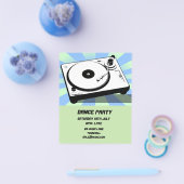 DJ-dansfeest Nachtclub disco Flyer (Enkel)