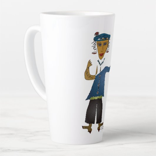 'DJ' - Dare to be Different Latte Mok (Linkerhoek)