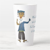 'DJ' - Dare to be Different Latte Mok (Voorkant)