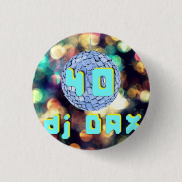 dj DAX logo40 Ronde Button 3,2 Cm