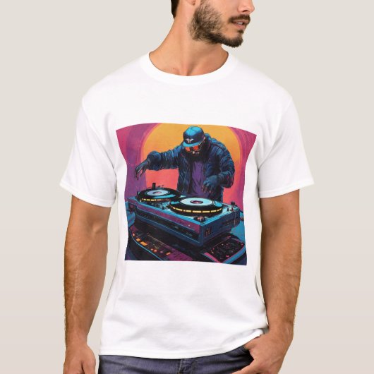 DJ. De Alchemisten (of Alchemie) van Geluid T-shirt (Voorkant)