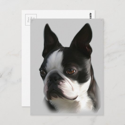 DJ de Boston Briefkaart (Voorkant / Achterkant)