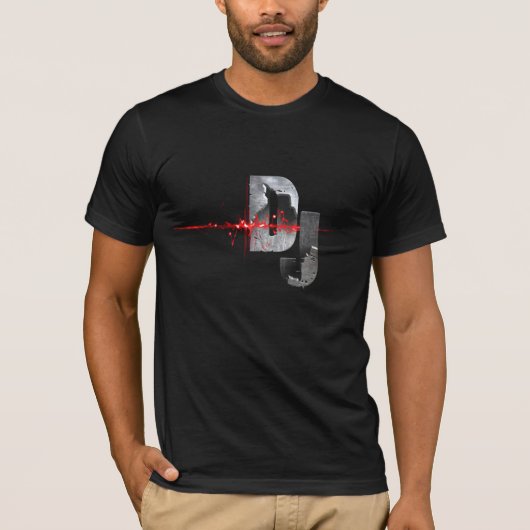 DJ De muziek T-Shirt voelen (Voorkant)