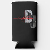 DJ De muziek voelen Seltzer Blikjeskoeler (Voorkant)