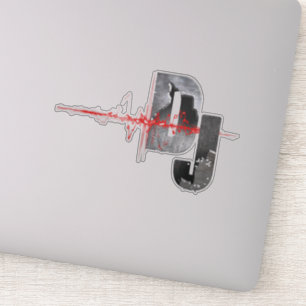 DJ De muziek voelen Sticker