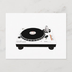 DJ Decks Briefkaart