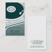 DJ Dee Jay Platenspeler Visitekaartje (Voorkant / Achterkant)