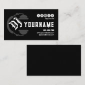 DJ Deejay Disc Jockey Business Card Visitekaartje (Voorkant / Achterkant)