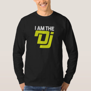 Dj Deejay Party Music Club Headphones Platenspeler T-shirt