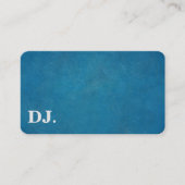 DJ Deejay Professional Bold Text Cool Modern Visitekaartje (Voorkant)
