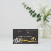 DJ - deejays muziekcoördinator Visitekaartje (Staand voorkant)