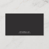 DJ - deejays muziekcoördinator Visitekaartje (Achterkant)