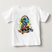 DJ Dinosaur Party T-shirt (Voorkant)