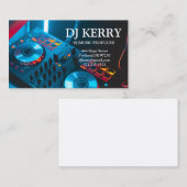 DJ Disc Jockey Electronic Visitekaartje (Voorkant / Achterkant)