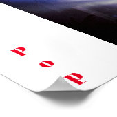 DJ Disc Jockey Elektronisch Huwelijksfototemplate  Poster (Hoek)