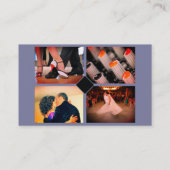 DJ Disc Jockey Elektronisch Huwelijksfototemplate Visitekaartje (Achterkant)