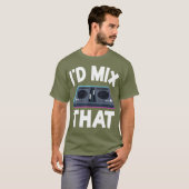 DJ Disc Jockey Platenspeler Mixer ID Mix That Funn T-shirt (Voorkant volledig)