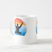 Dj Disc Jockey Techno Event Headphones Edm Festiva Koffiemok (Voorkant links)