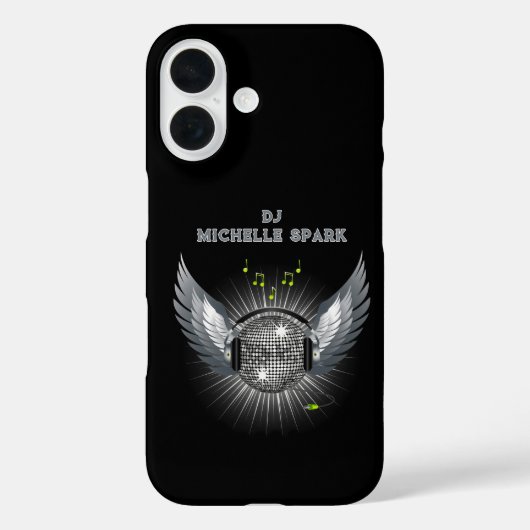 DJ Disco Ball Wings Case-Mate iPhone Case (Achterkant)