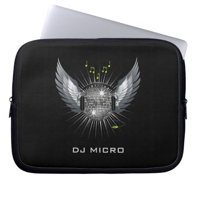 DJ Disco-laptophoes/tas [vanaf 10 inch] Laptop Sleeve (Voorkant)