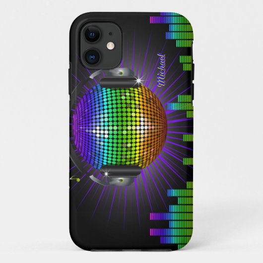 DJ Disco Music iPhone 5 Hoesje (Achterkant)