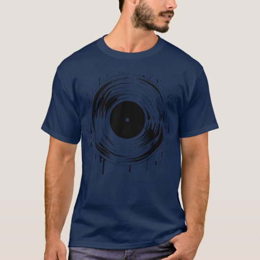 DJ Disk Drawing T-shirt (Voorkant)