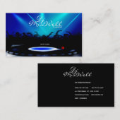 DJ Disk Jockey Club Party Visitekaartje (Voorkant / Achterkant)