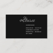 DJ Disk Jockey Club Party Visitekaartje (Achterkant)